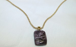 Charoit Pendant (chain not included)