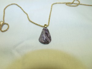 Charoit Pendant 2 (chain not inlcuded)