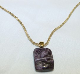 Charoit Pendant (chain not included)